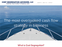 Tablet Screenshot of costsegadv.com